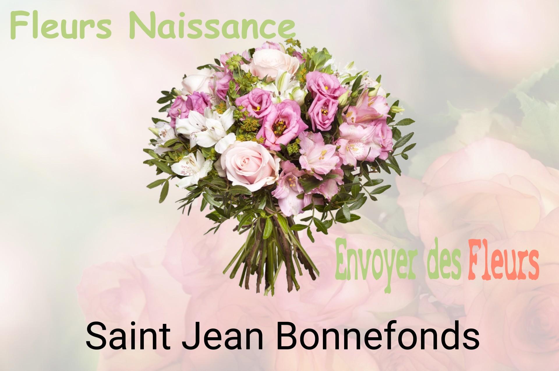 Bouquet de fleurs de naissance livré à Saint-Jean-Bonnefonds